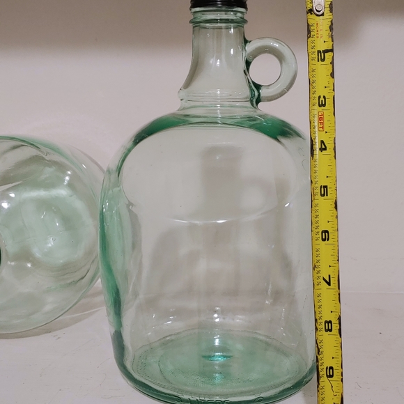 (3) gallon jug jar glass with handle - Picture 8 of 9